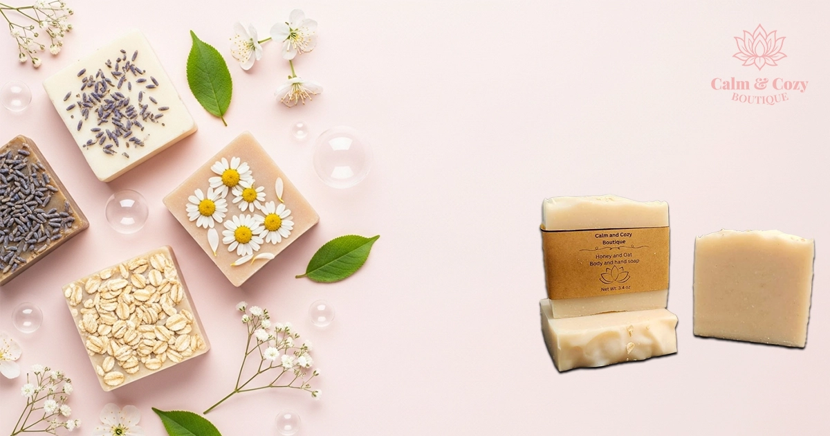 honey and oatmeal organic soap for sensitive skin